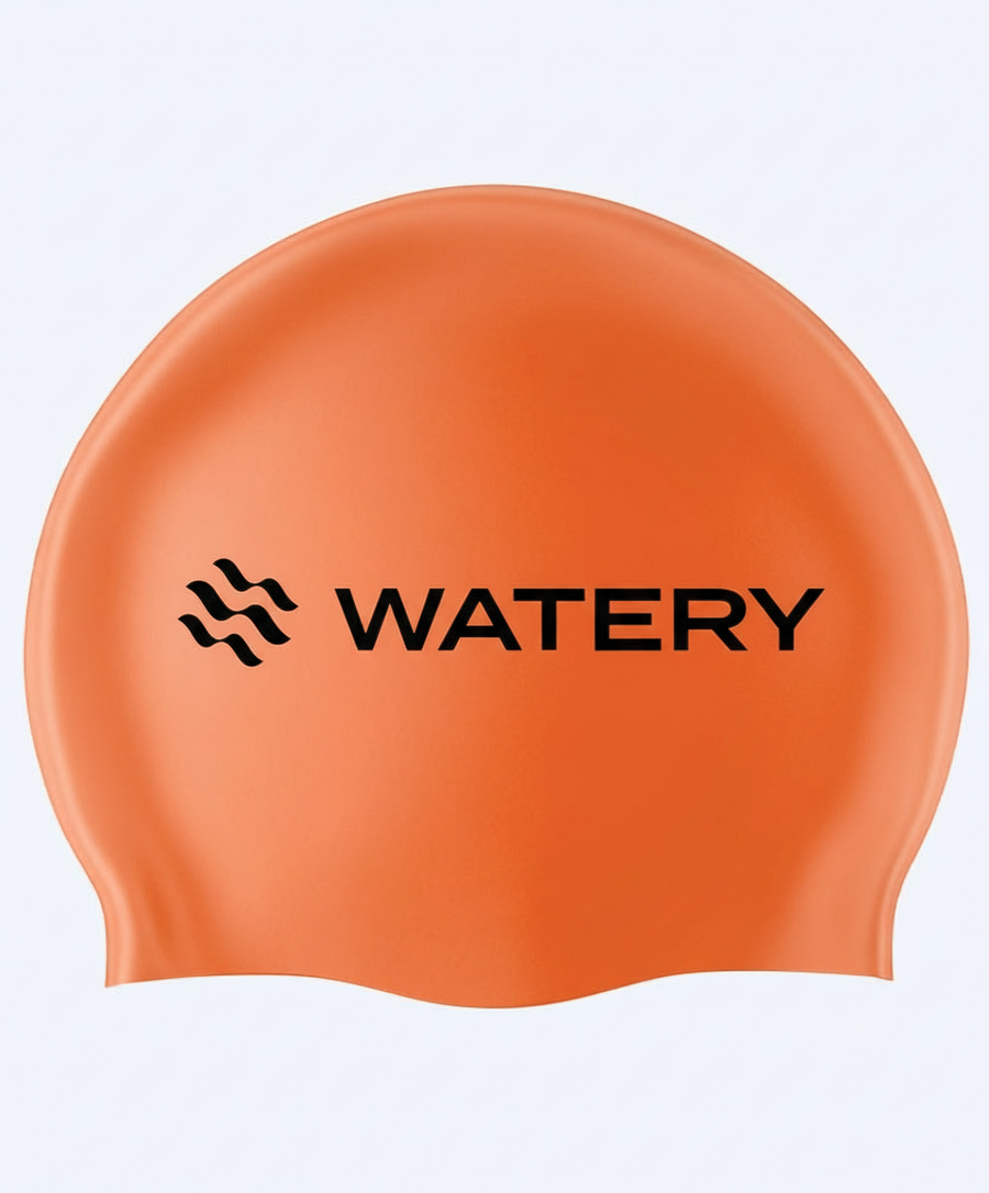Watery swim cap (from 12 years) - Signature - Orange