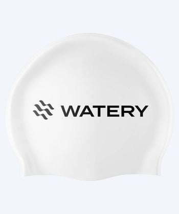 Watery swim cap (from 12 years) - Signature - White
