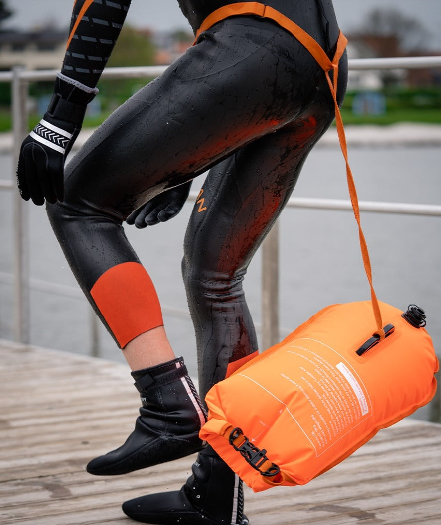 Watery sea bag - Swim Buoy & Dry Bag 28L - Orange