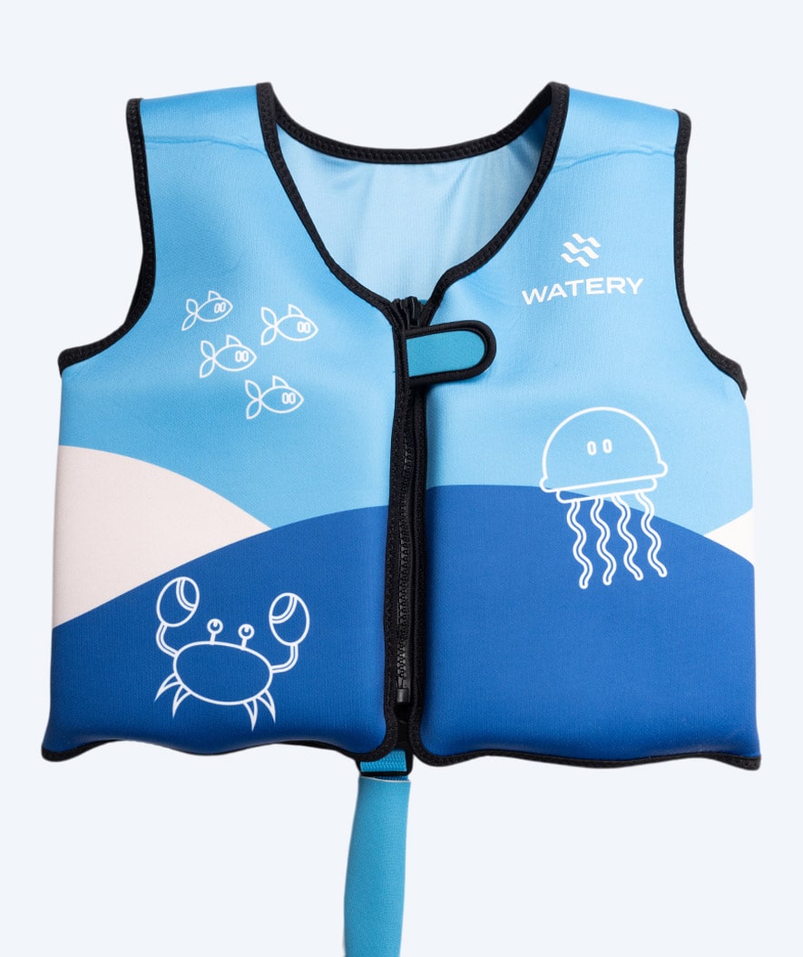 Watery swim vest for kids (1-6) - Active - Atlantic Blue