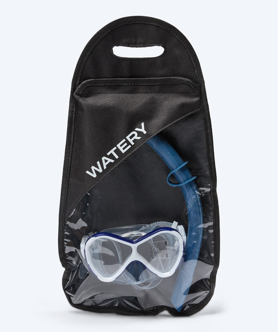 Watery snorkel bag - 2-Set PVC - Black