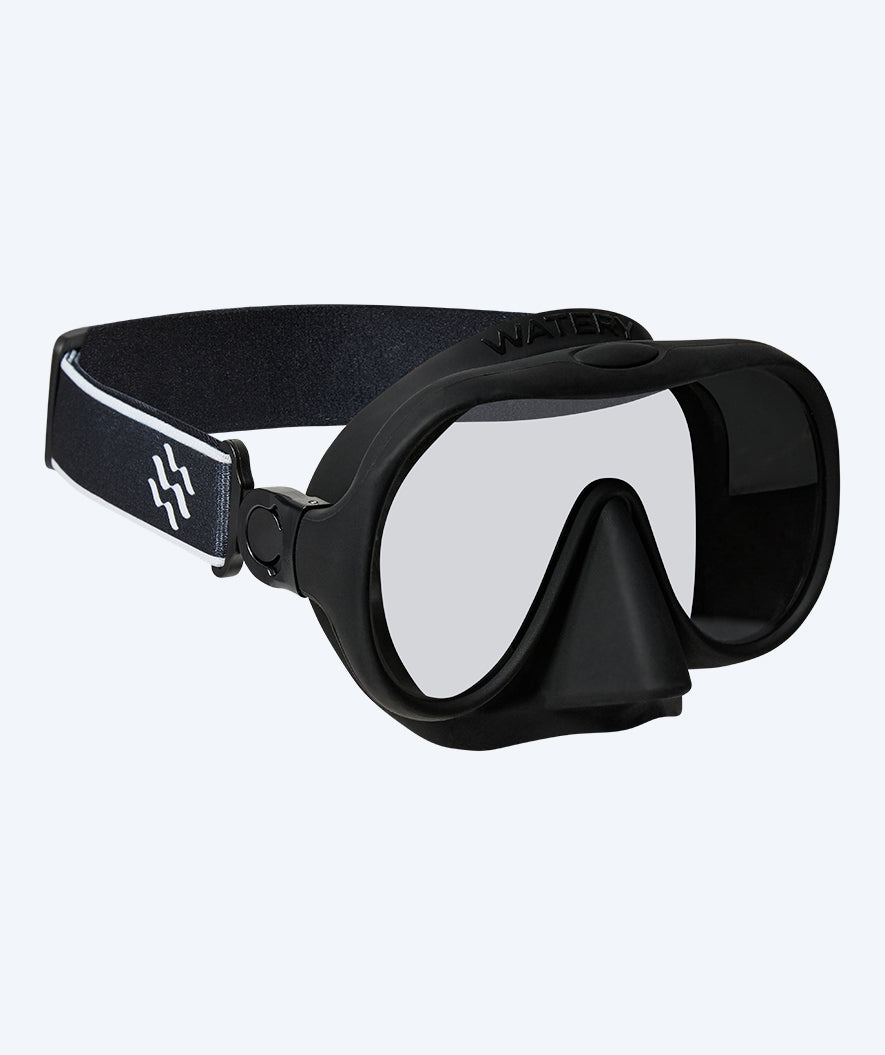 Watery diving mask for adults (from 15 years) - Alton - Black