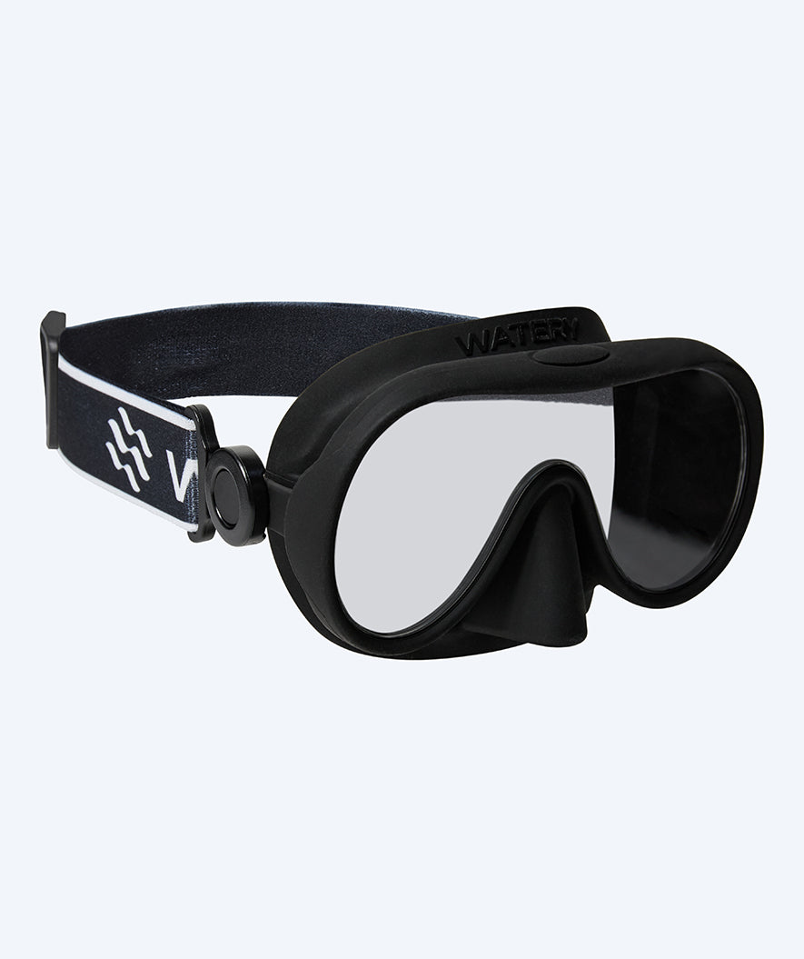 Watery diving mask for kids (4-10) - Alton - Black
