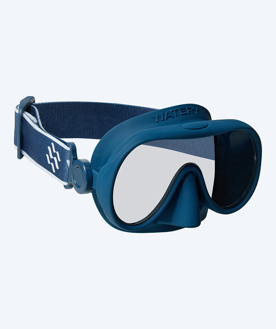 Watery diving mask for kids (4-10) - Alton - Dark blue