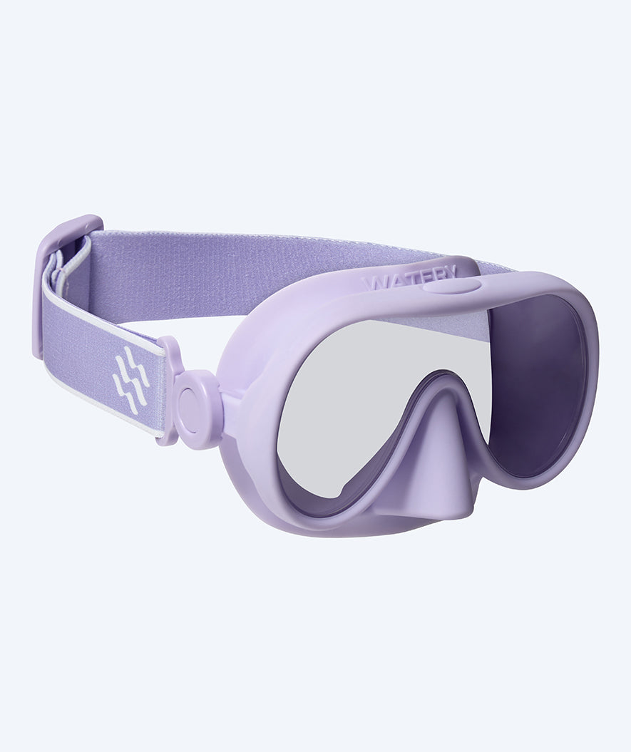 Watery diving mask for kids (4-10) - Alton - Purple