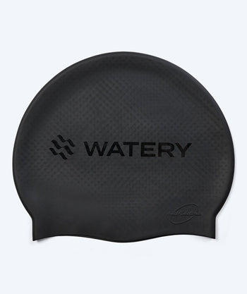Watery swimming cap with bumps - Avisa Bud - Black