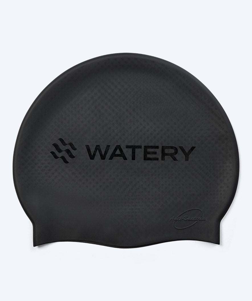 Watery swimming cap with bumps - Avisa Bud - Black