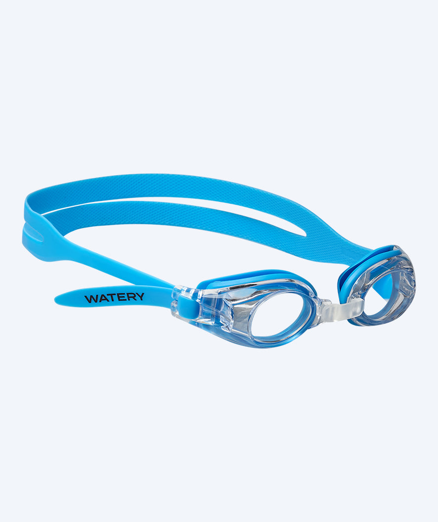 Watery farsighted swimming goggles with prescription for kids - (+2.0) – (+6.0) - Baffin - Blue