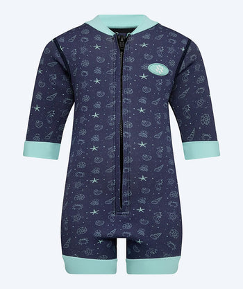 Watery wetsuit for kids - Baia Full-Body - Atlantic Turquoise