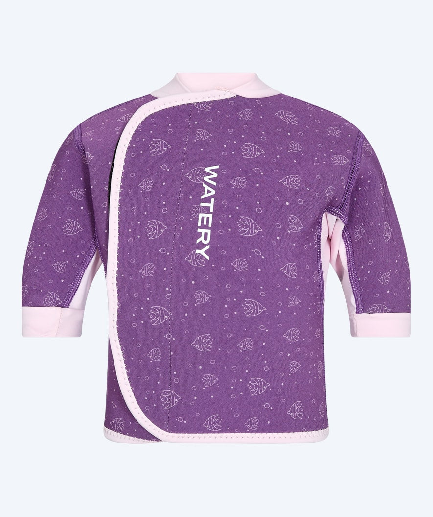 Watery neoprene shirt for kids - Baia Top - Atlantic Purple