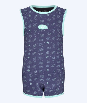 Watery wetsuit for kids - Baia Wrap - Atlantic Turquoise