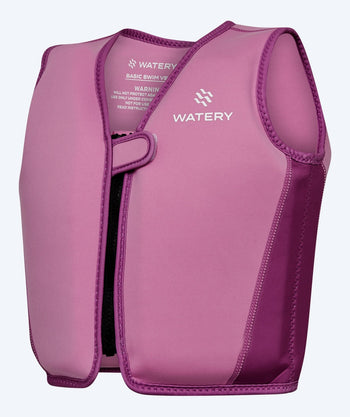 Watery swim vest for children (2-8 years) - Basic - Purple