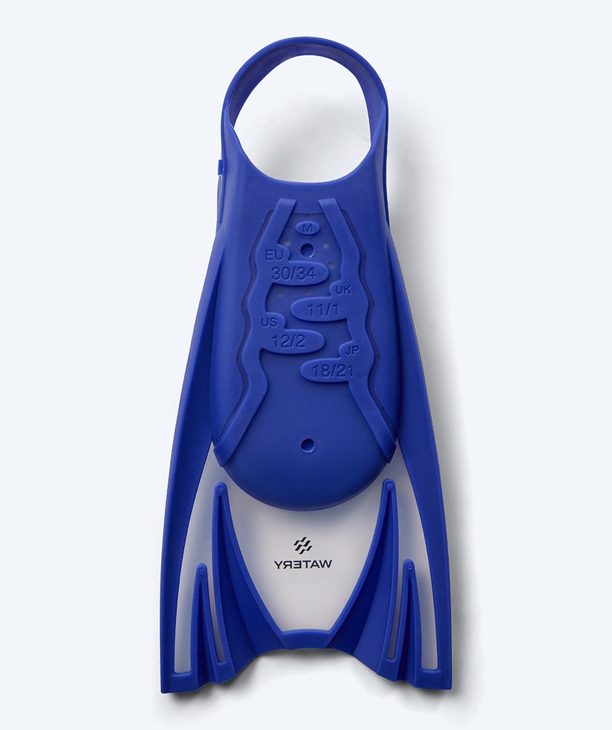 Watery swim fins for kids (25-34) - Bimasha - Dark blue