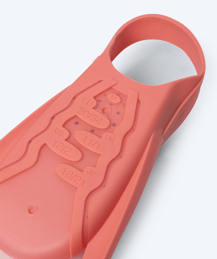 Watery swim fins for kids (25-34) - Bimasha - Pink