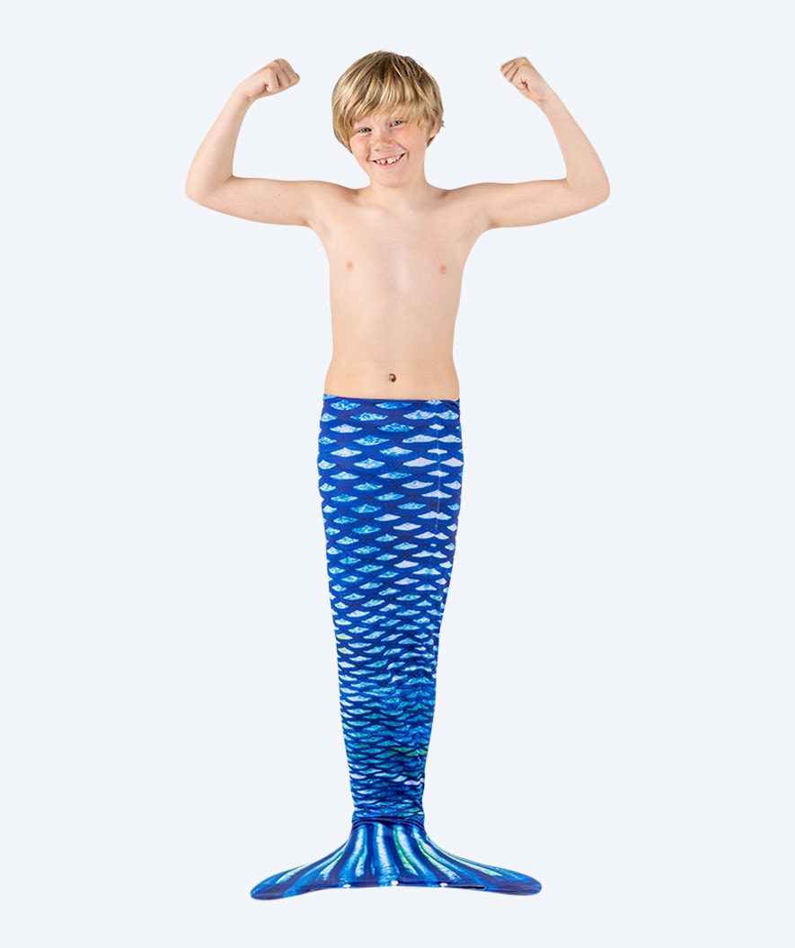 Watery mermaid tail for kids Blue Ocean