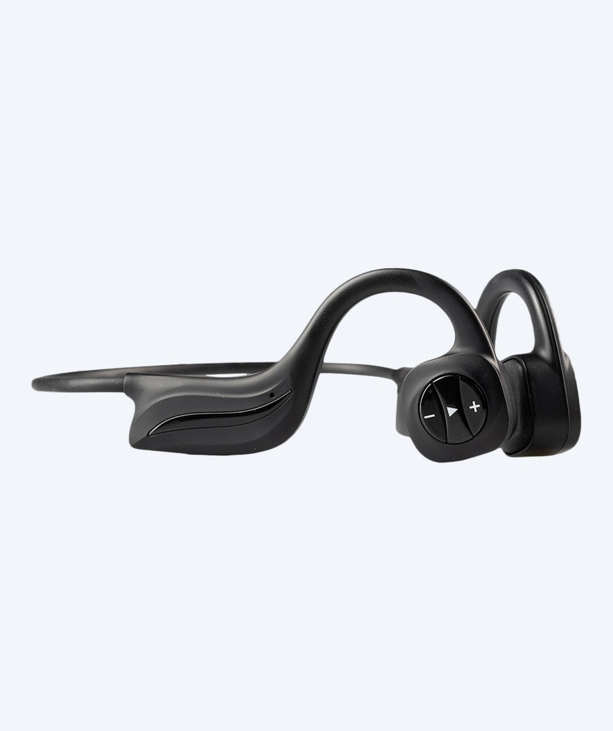 Watery waterproof headphones - Bone MP3 - Black