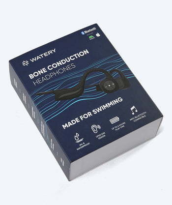 Watery waterproof headphones - Bone MP3 - Black