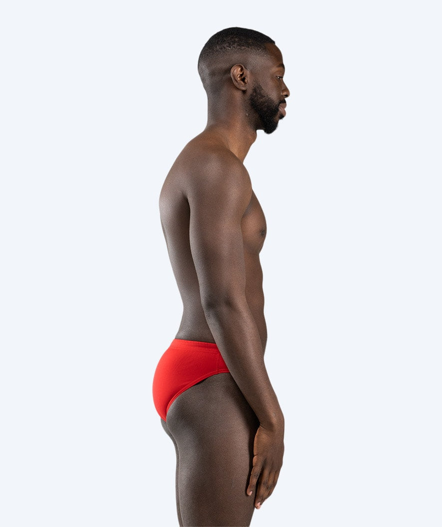 Watery triangular swim trunks for men - Budgie Eco - Red