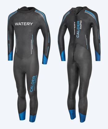 Watery Wetsuit for men - Calder Rapid - Black/Blue