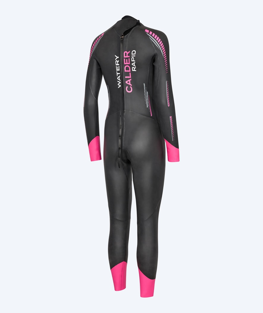 Watery wetsuit for women - Calder Rapid - Black/pink