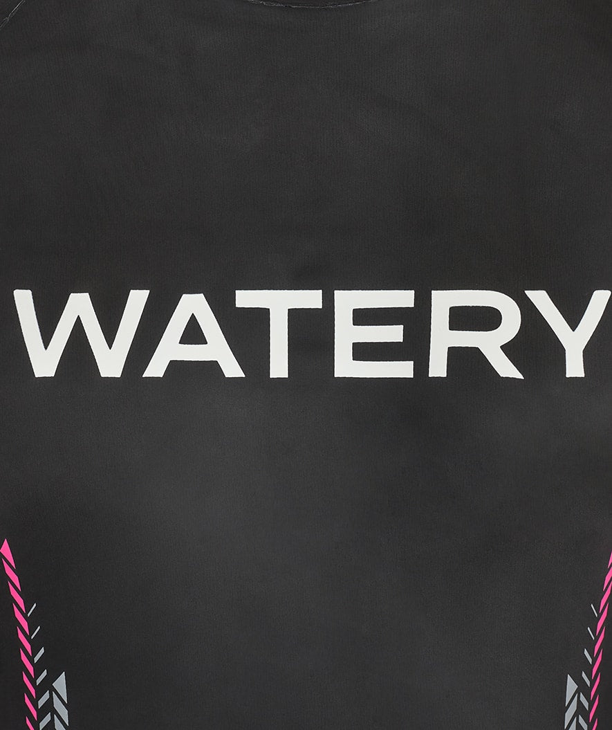 Watery wetsuit for women - Calder Rapid - Black/pink