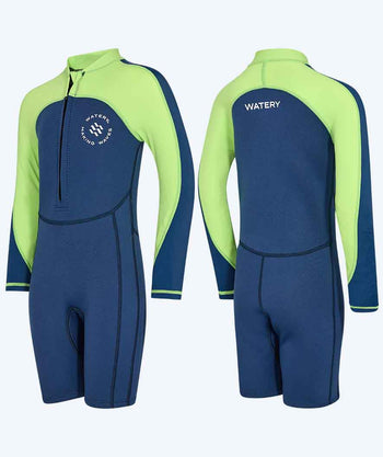 Watery UV wetsuit for kids - Calypso Long Sleeved - Atlantic Green