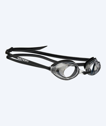 Watery nearsighted swimming goggles with prescription for adults - (-1.5) – (-8.0) - Catch - Black