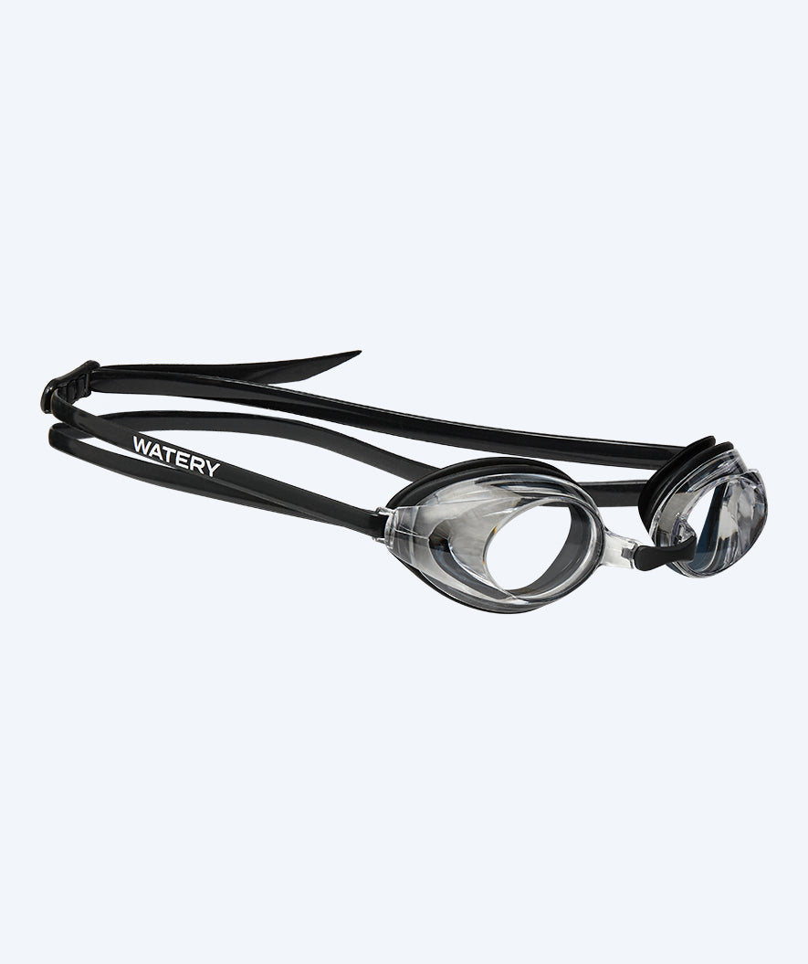 Watery nearsighted swimming goggles with prescription for adults - (-1.5) – (-8.0) - Catch - Black