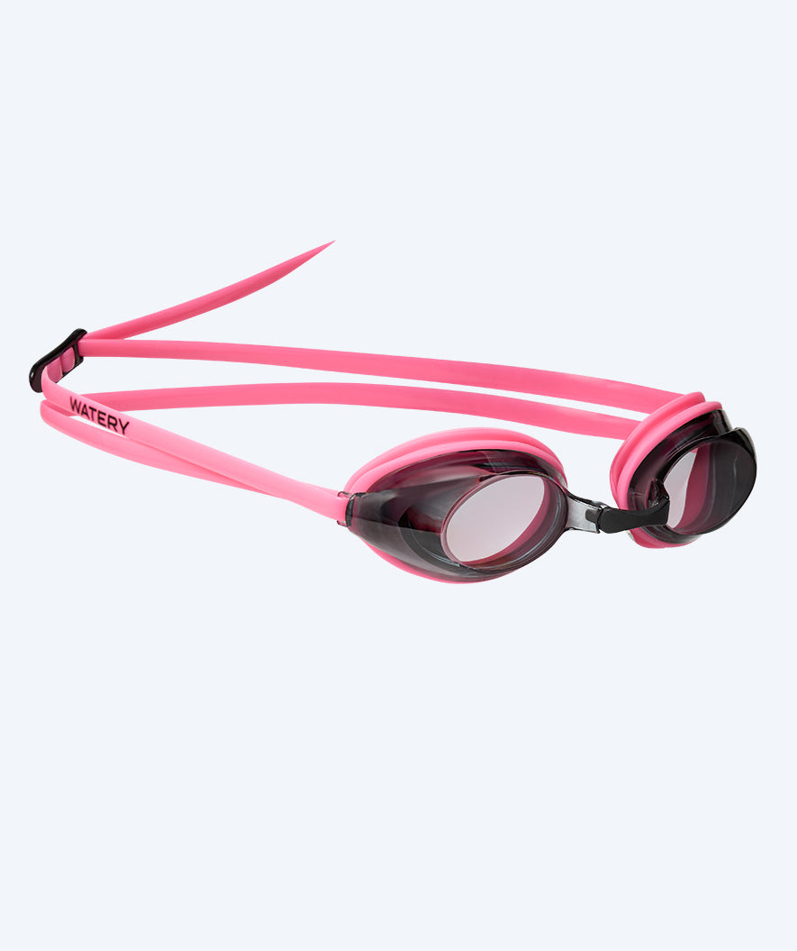 Watery swimming goggles for kids - Catch - Pink (Smoke lens)