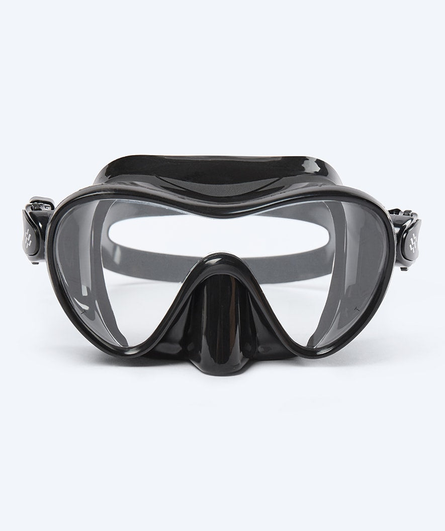 Watery snorkel set for adults - Pike/Cliff - Black