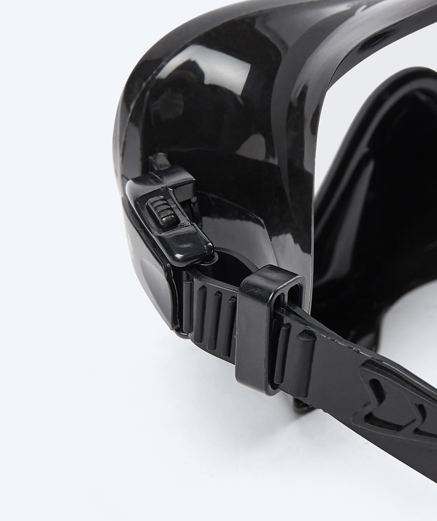 Watery diving mask for adults (from 12 years) - Cliff - Black