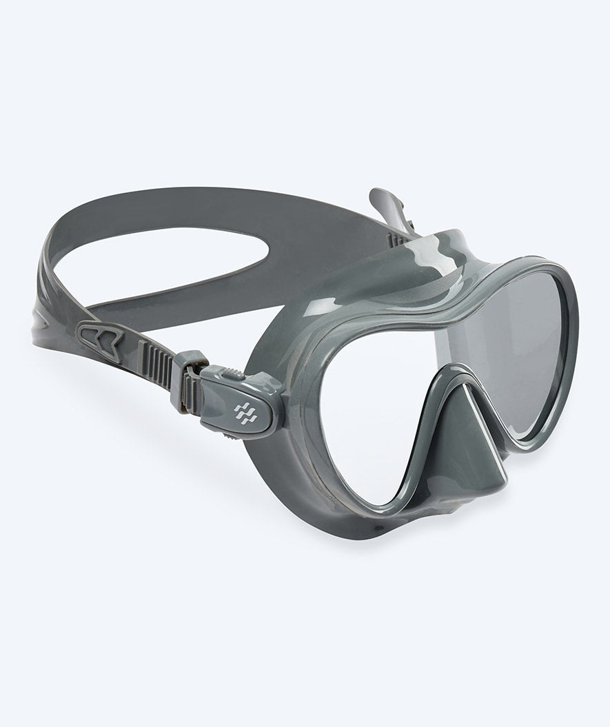 Watery diving mask for adults (from 12 years) - Cliff - Grey