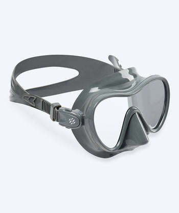 Watery diving mask for adults (from 12 years) - Cliff - Grey