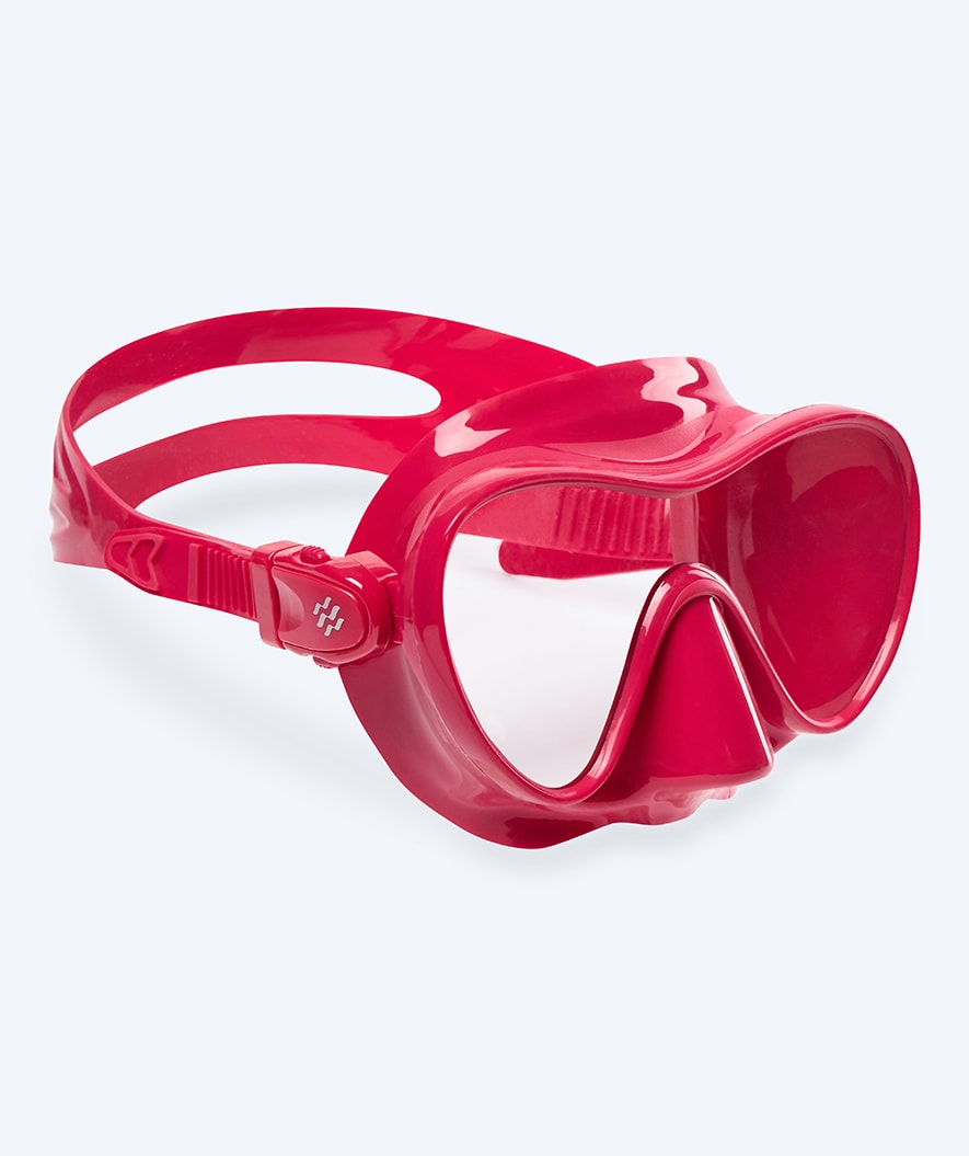 Watery diving mask for adults (from 12 years) - Cliff - Red