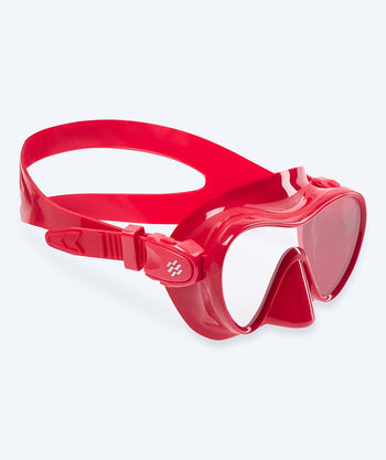 Watery diving mask for kids (4-12) - Cliff - Dark red