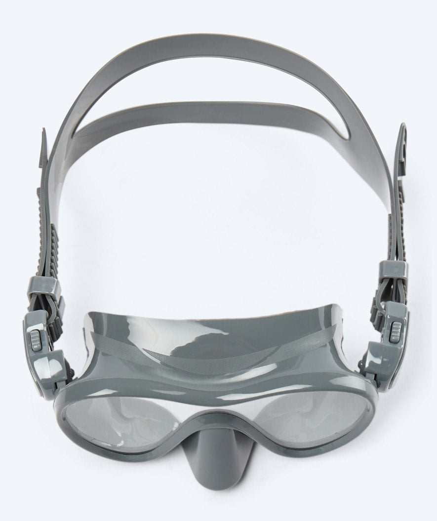 Watery diving mask for kids (4-12) - Cliff - Grey