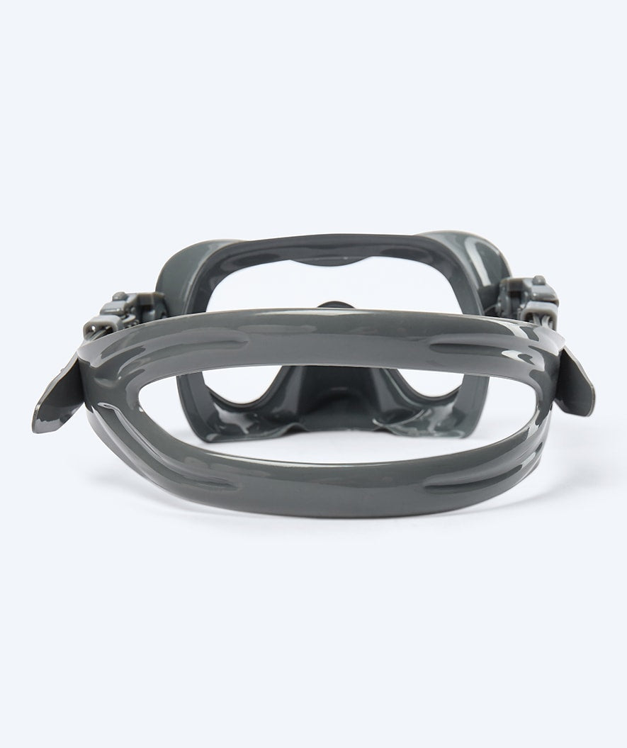 Watery diving mask for kids (4-12) - Cliff - Grey