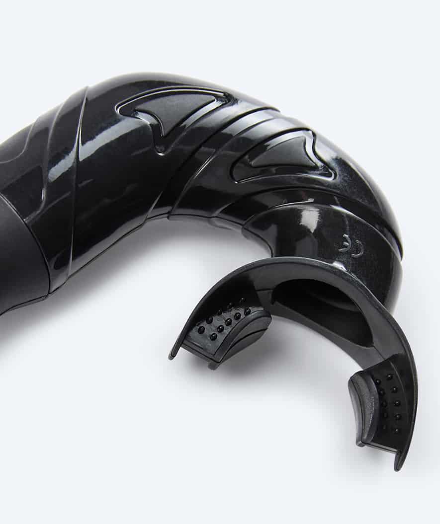 Watery snorkel for kids (4-12) - Cliff - Black
