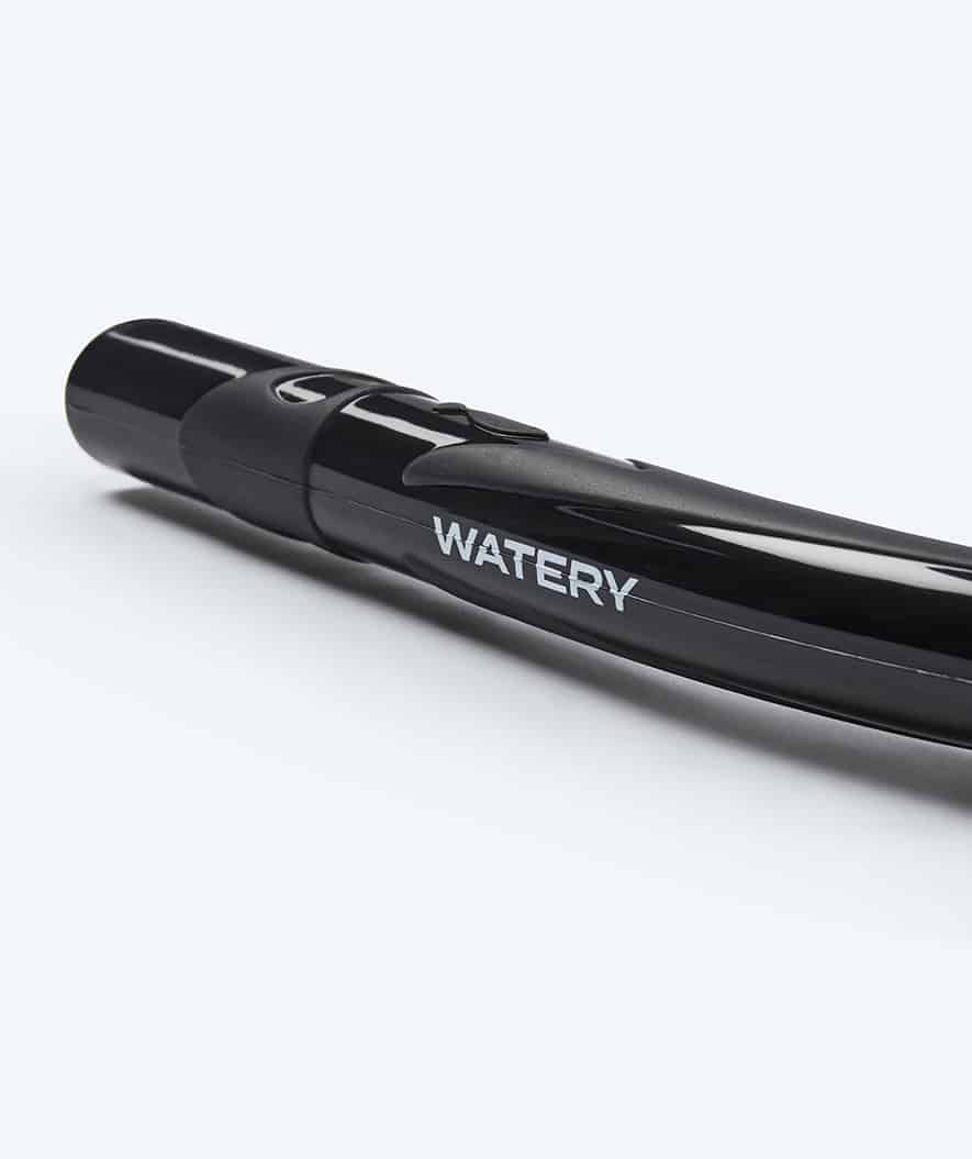 Watery snorkel for kids (4-12) - Cliff - Black