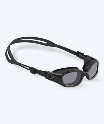 Watery exercise swim goggles - Clyde Active - Black (Smoke lens)