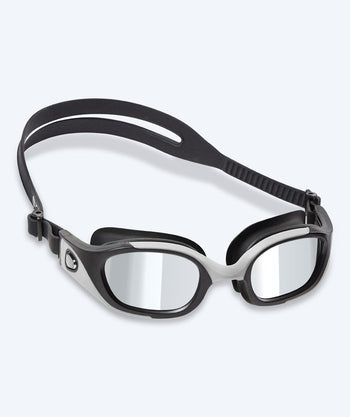 Watery exercise diving goggles - Clyde Mirror - Grey/silver