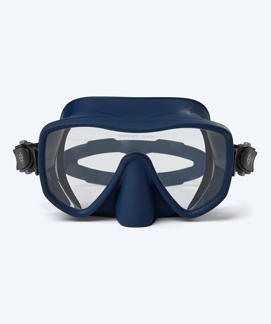 Watery diving mask for adults (from 15 years) - Coast - Dark blue