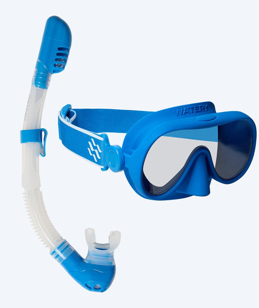 Watery Combo snorkel set for kids (4-10) - Alton - Blue