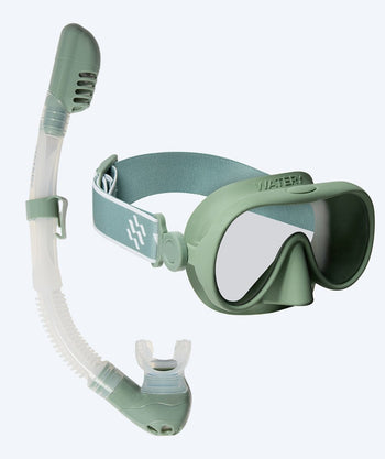 Watery Combo snorkel set for kids (4-10) - Alton - Green