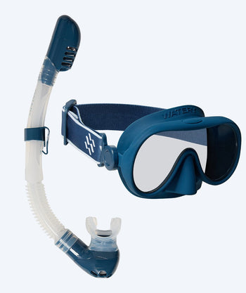 Watery Combo snorkel set for kids (4-10) - Alton - Dark blue