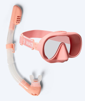 Watery Combo snorkel set for kids (4-10) - Alton - Pink