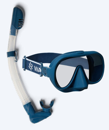 Watery Combo snorkel set for adults (from 15 years) - Alton - Dark blue