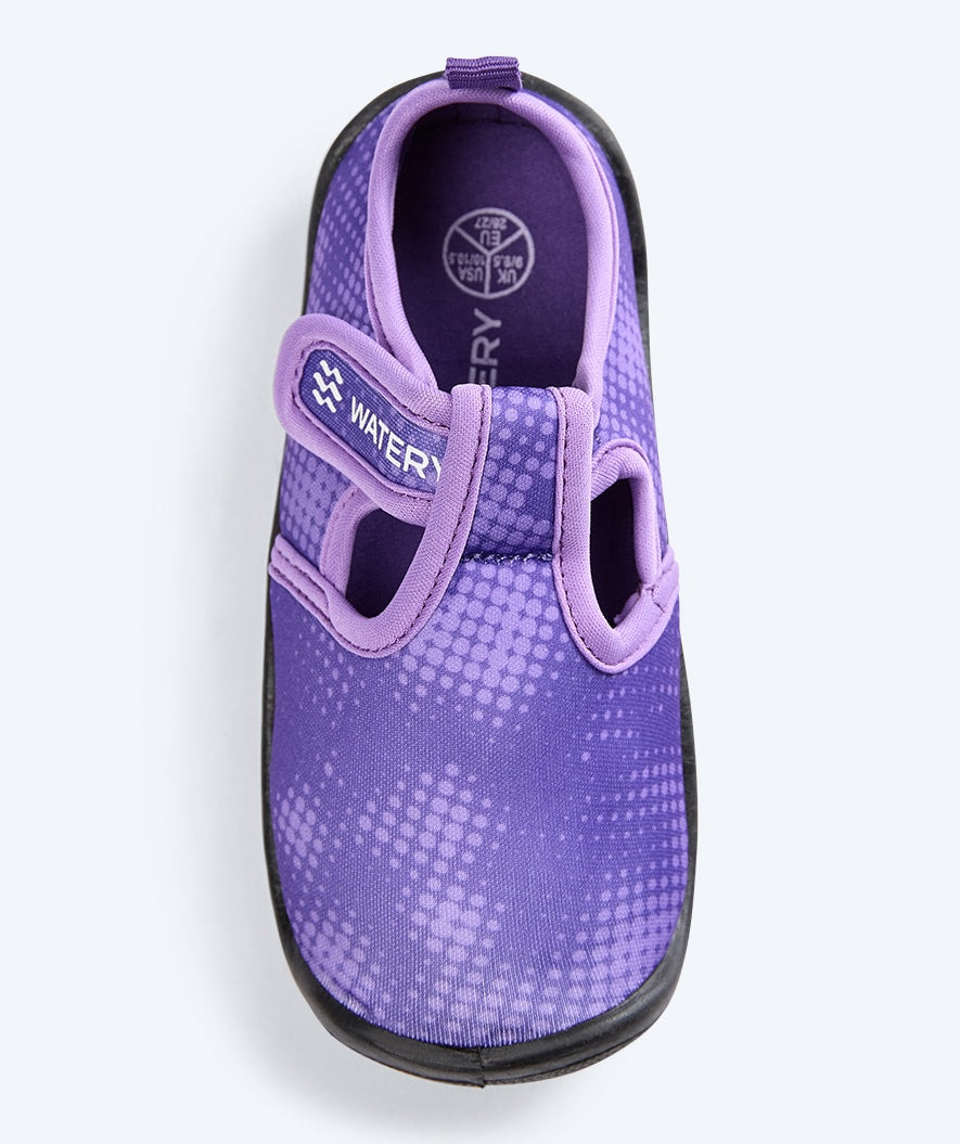 Watery swim shoes for kids - Dawn - Purple