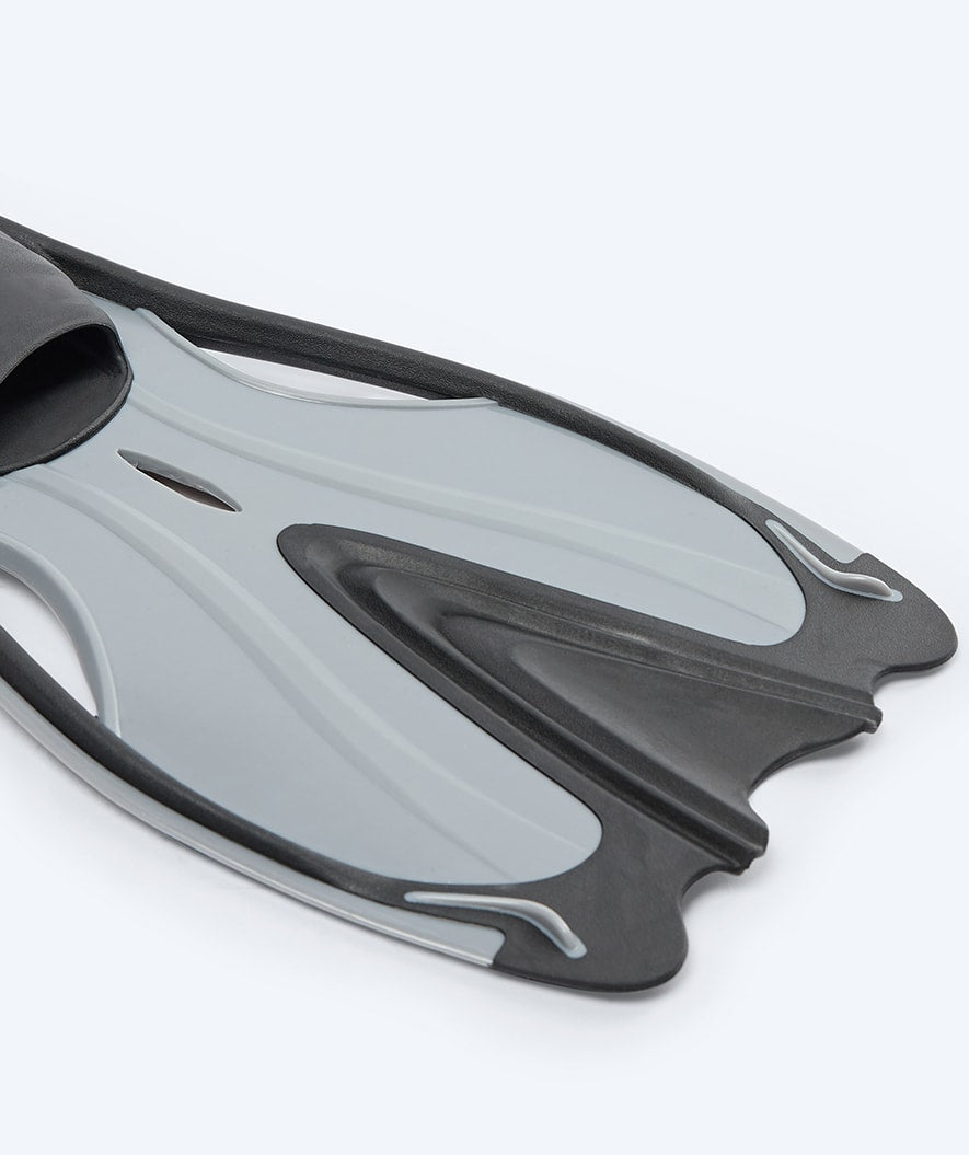 Watery diving fins - Delphina - Black/grey