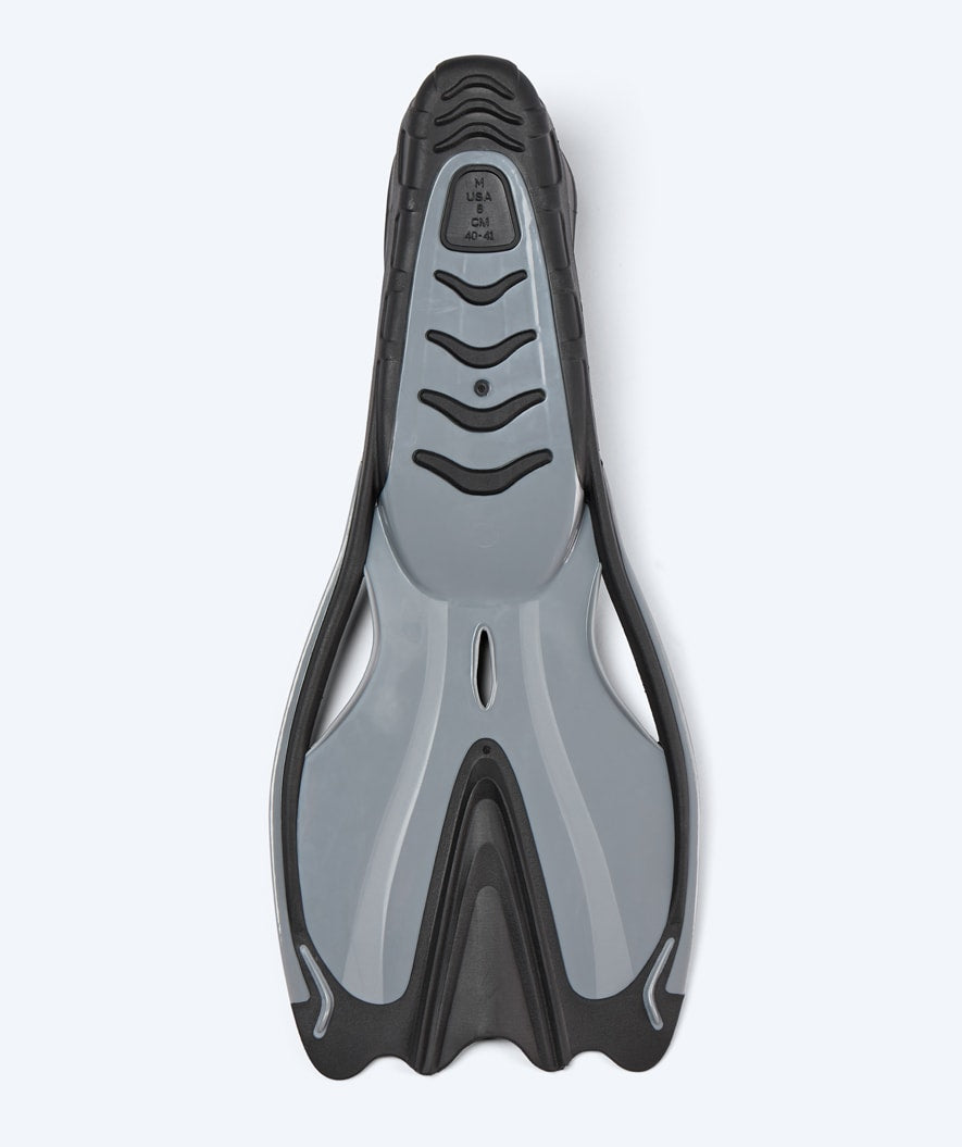 Watery diving fins - Delphina - Black/grey